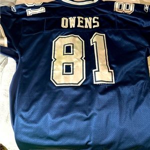DALLAS COWBOYS NFL REEBOK TERRELL OWENS JERSEY SIZE 2XL